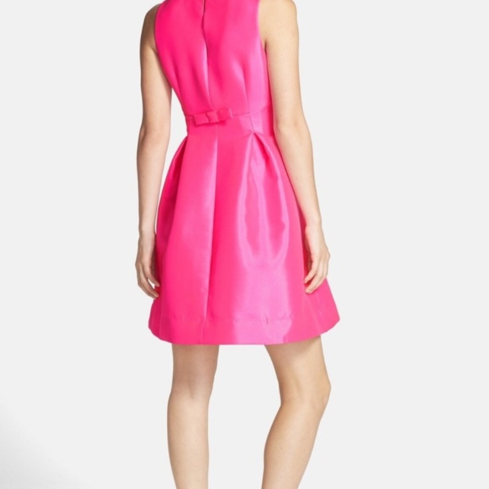 Kaya & Sloane satin pink fit and flare dress - Picture 2 of 13